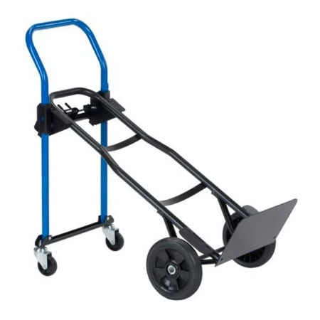 Harper Trucks Harper JDCJ8523 3-in-1 Convertible Hand Truck with Solid Rubber Wheels - 500 Lb. Capacity JDCJ8523
